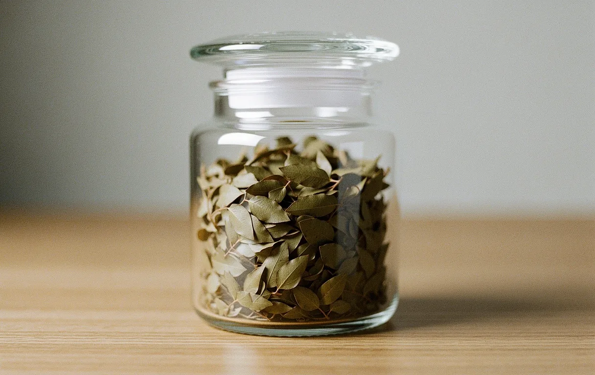 Apothecary glassware representing data purity